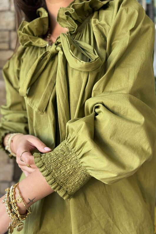 Paloma Poet Blouse Olive